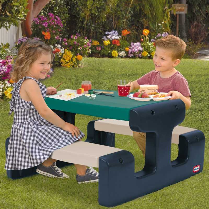 Little Tikes Vaikų Picnic Stalas Mėlynas-Zalias