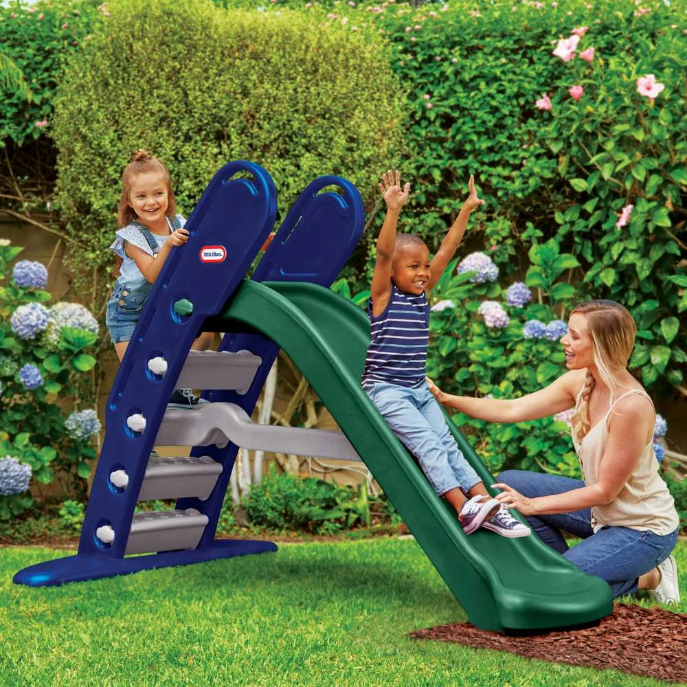 Little Tikes Mažos tikes wielka mėlynos žalios spalvos skaidrės 180 cm