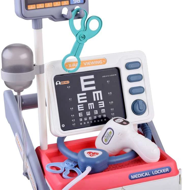 Jokomisiada Medicininių vežimėlių rinkinys mažo gydytojo