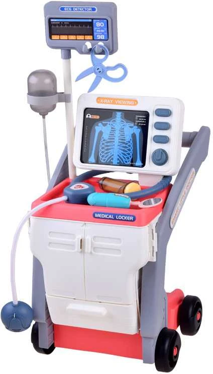 Jokomisiada Medicininių vežimėlių rinkinys mažo gydytojo