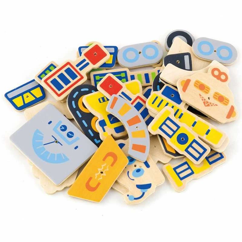 Viga Toys Medinė Priešgaisrinė Statyba 45 elementai