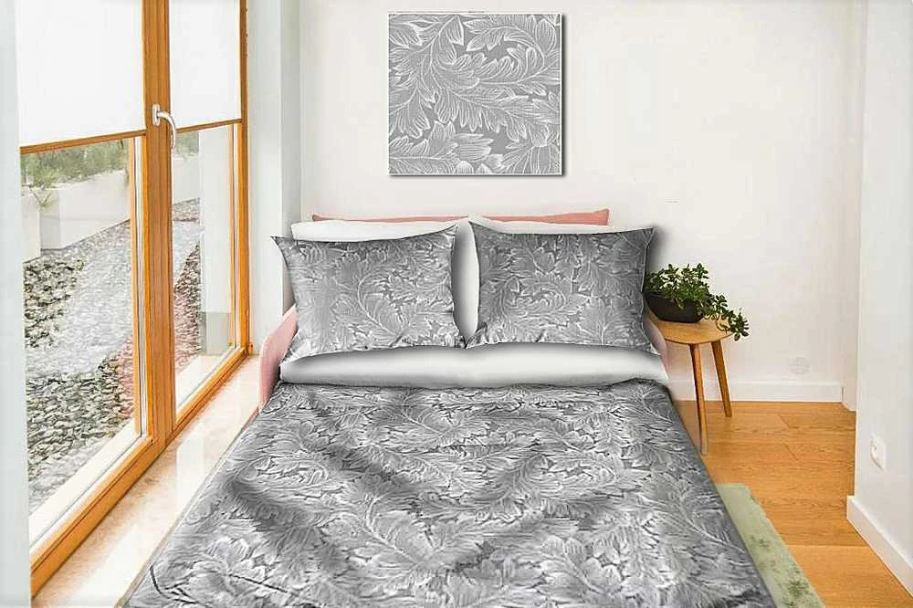 Medvilnės patalynės rinkinys 160x200 cm - pilkojo lenkų produktas