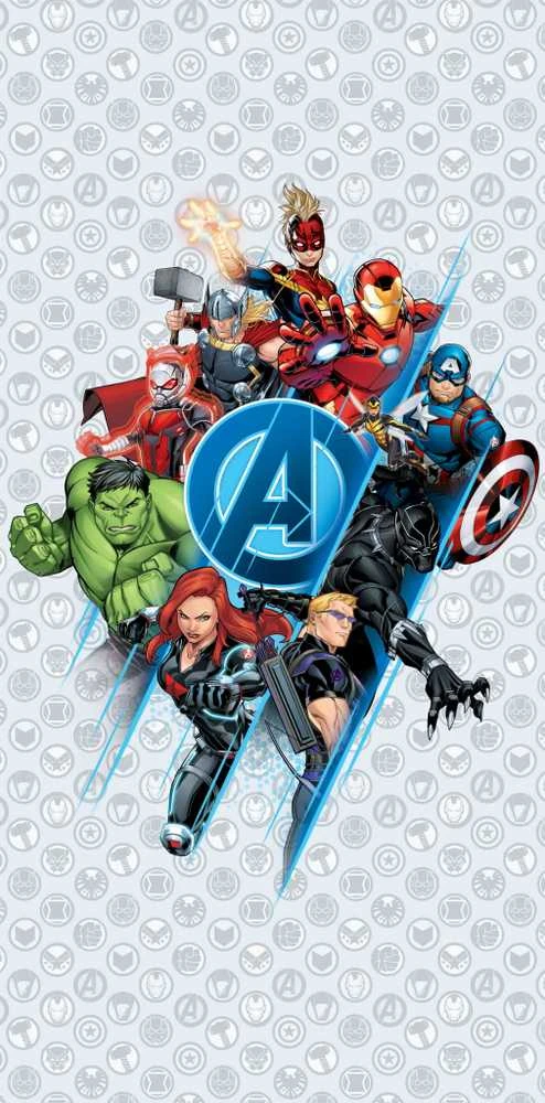 MCU Avengers medvilnės rankšluostis 70 x 140