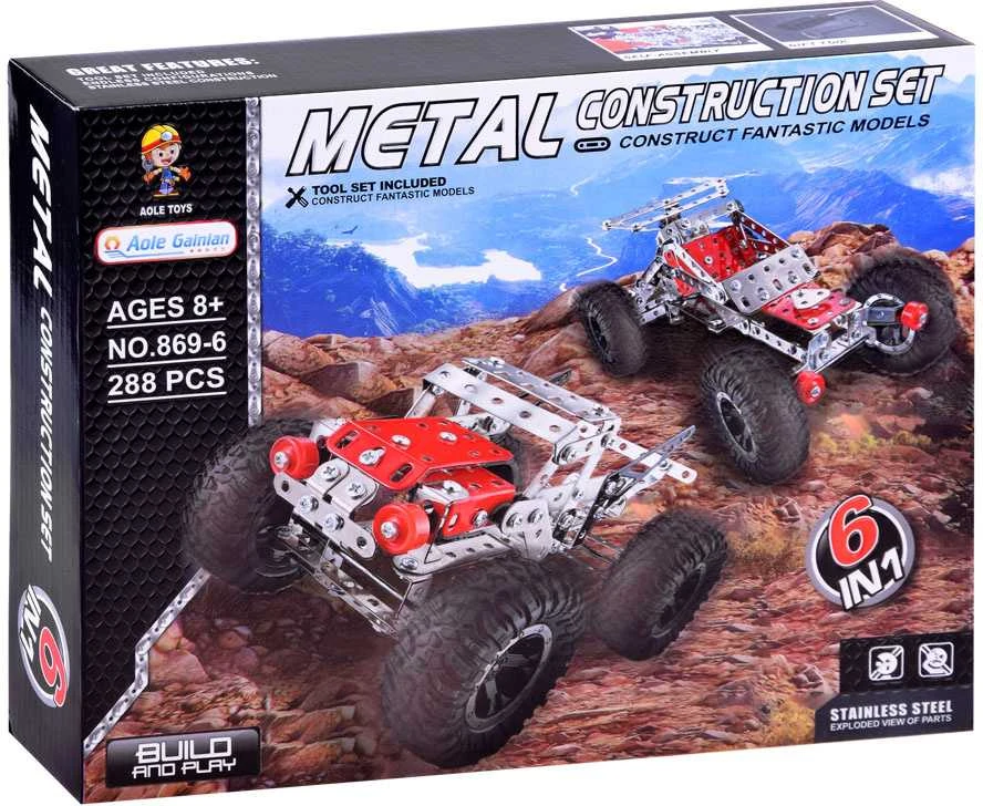 Jokomisiada Metalo konstrukcijos blokai 288 El 6in1