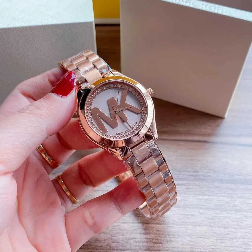 Laikrodis WOMEN'S WATCH MICHAEL KORS MK3549 Mini Slim Runway + BOX