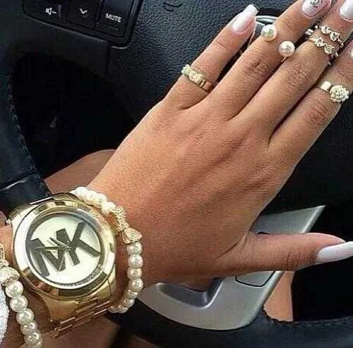 MOTERIŠKAS LAIKRODIS MICHAEL KORS MK5473 RUNWAY (zm530a)