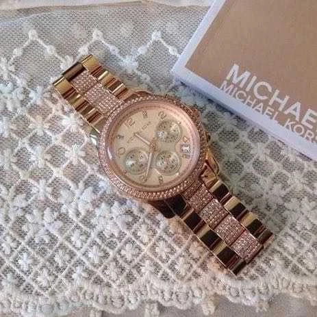 MICHAEL KORS MOTERIŠKAS LAIKRODIS MK5827 - RUNWAY (zm504d)