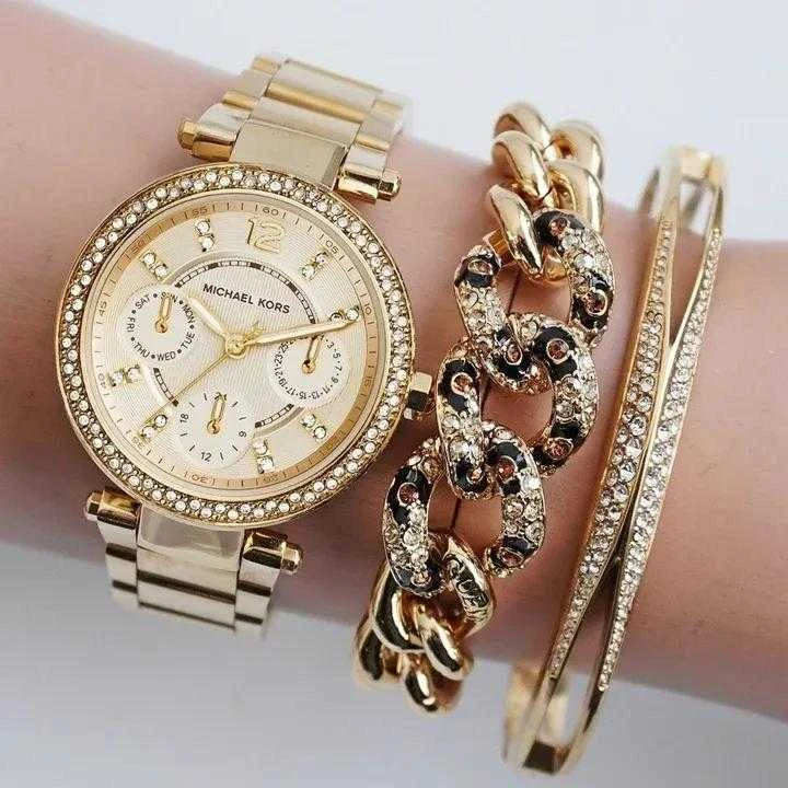 Moteriškas laikrodis MICHAEL KORS MK6056 MINI PARKER (zm540d) + BOX
