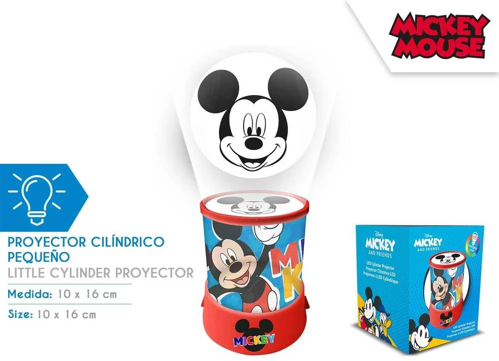 Kids Euroswan Hiszpania Mickey Mouse LED projektorius