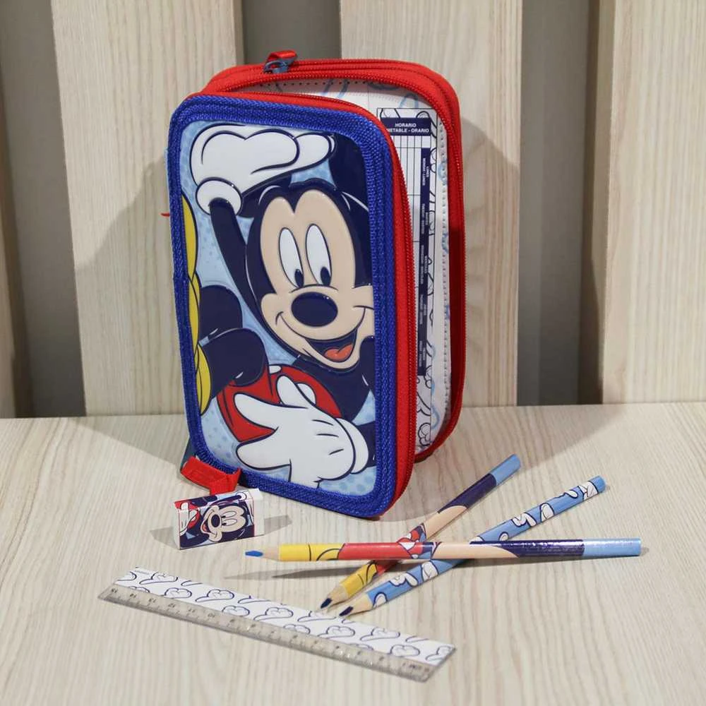 CERDÁ Mickey Mouse pieštukų dėklas su priedais