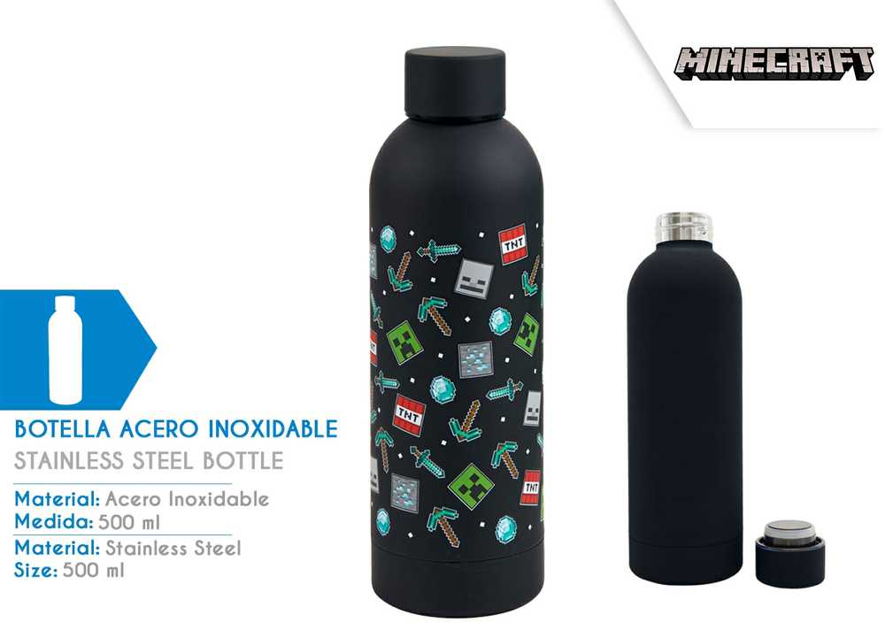 Kids Licensing Minecraft gertuvė | 500 ml