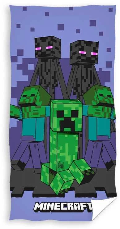 „Minecraft“ vonios rankšluostis 70 x 140 cm