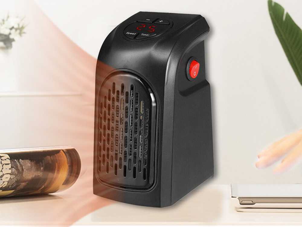 Drėkintuvas Mini elektrinis šildytuvas 400W