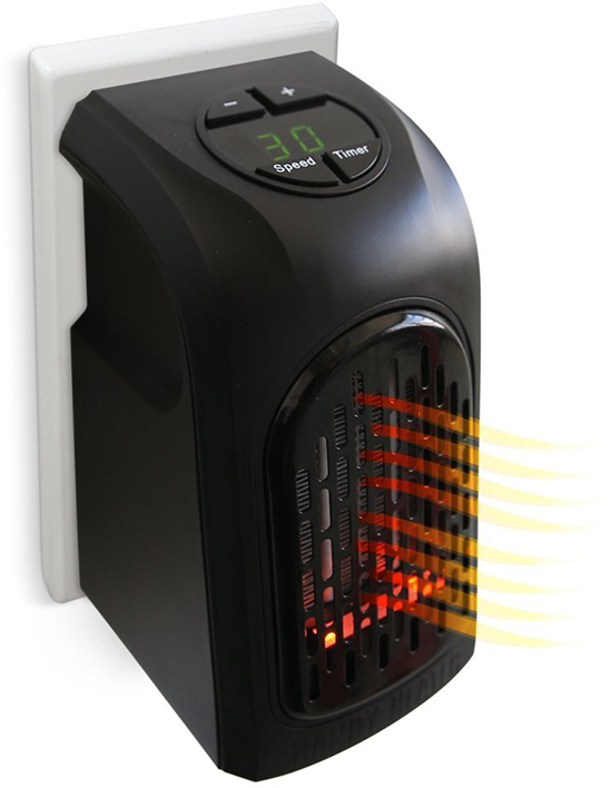 Drėkintuvas Mini elektrinis šildytuvas 400W