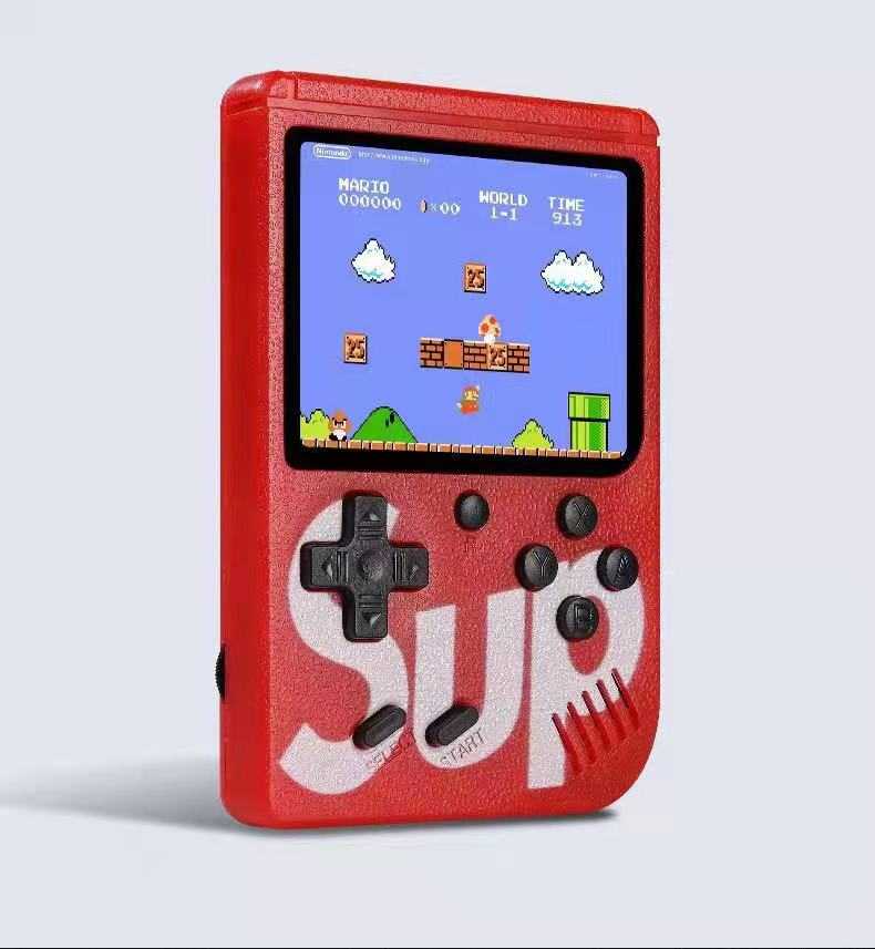 „Mini Portable Console SP 400“ retro žaidimų konsolė - raudona (vienam žaidėjui)