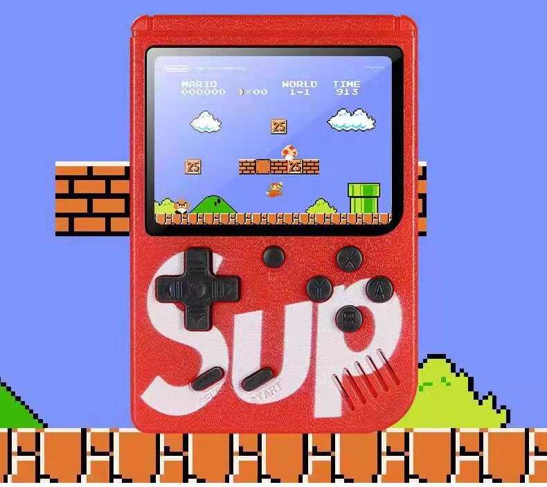 „Mini Portable Console SP 400“ retro žaidimų konsolė - raudona (vienam žaidėjui)