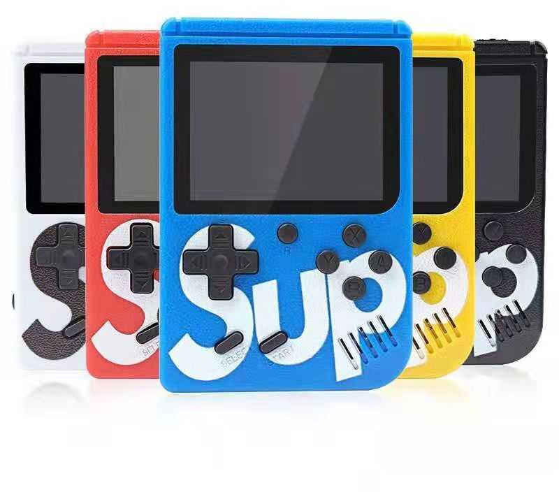 „Mini Portable Console SP 400“ retro žaidimų konsolė - mėlyna (vienam žaidėjui)