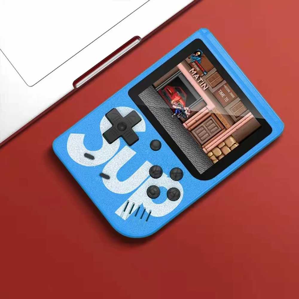„Mini Portable Console SP 400“ retro žaidimų konsolė - mėlyna (vienam žaidėjui)