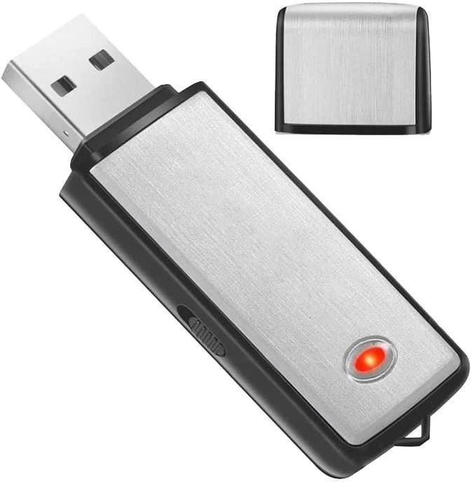 Mini diktofonas su USB atmintine 8GB