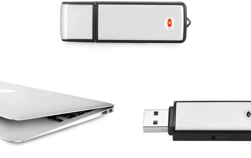 Mini diktofonas su USB atmintine 8GB