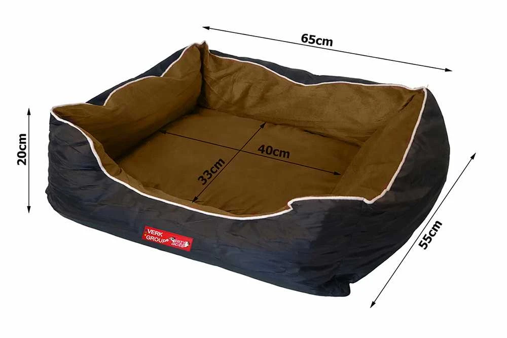 Minkšta šunų sofa-lova guolis vidutinio dydžio šunims