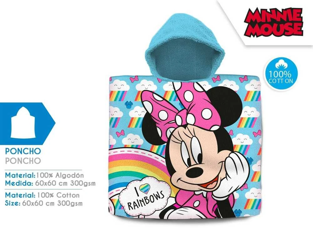 Rankšluostis Kids Licensing Minnie Mouse pončas