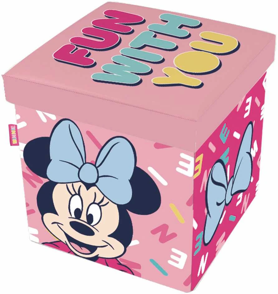MCU Minnie Mouse žaislų konteineris / pufas