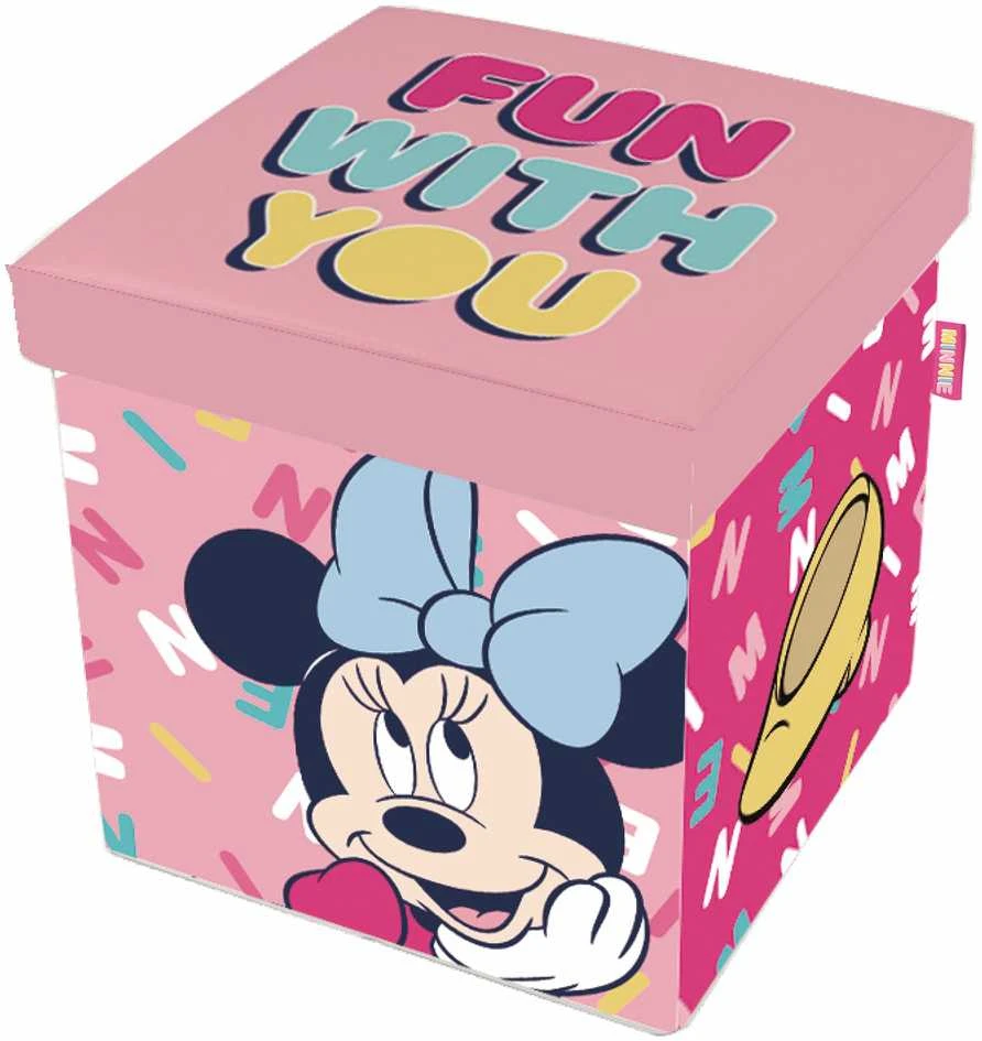 MCU Minnie Mouse žaislų konteineris / pufas
