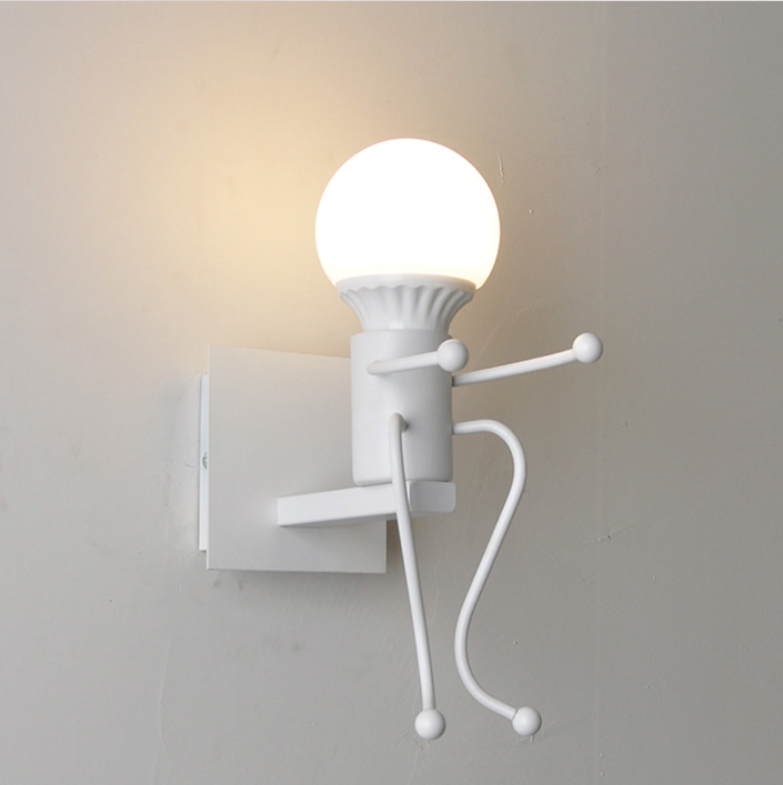 Sieninis šviestuvas Moderni siena lampą / Loft Kinkietas VIII - balta