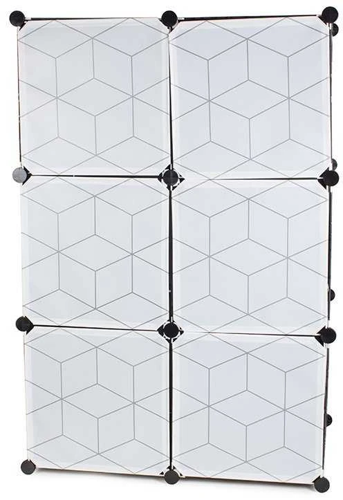 Modular wardrobe for clothes, bookcase, cupboard