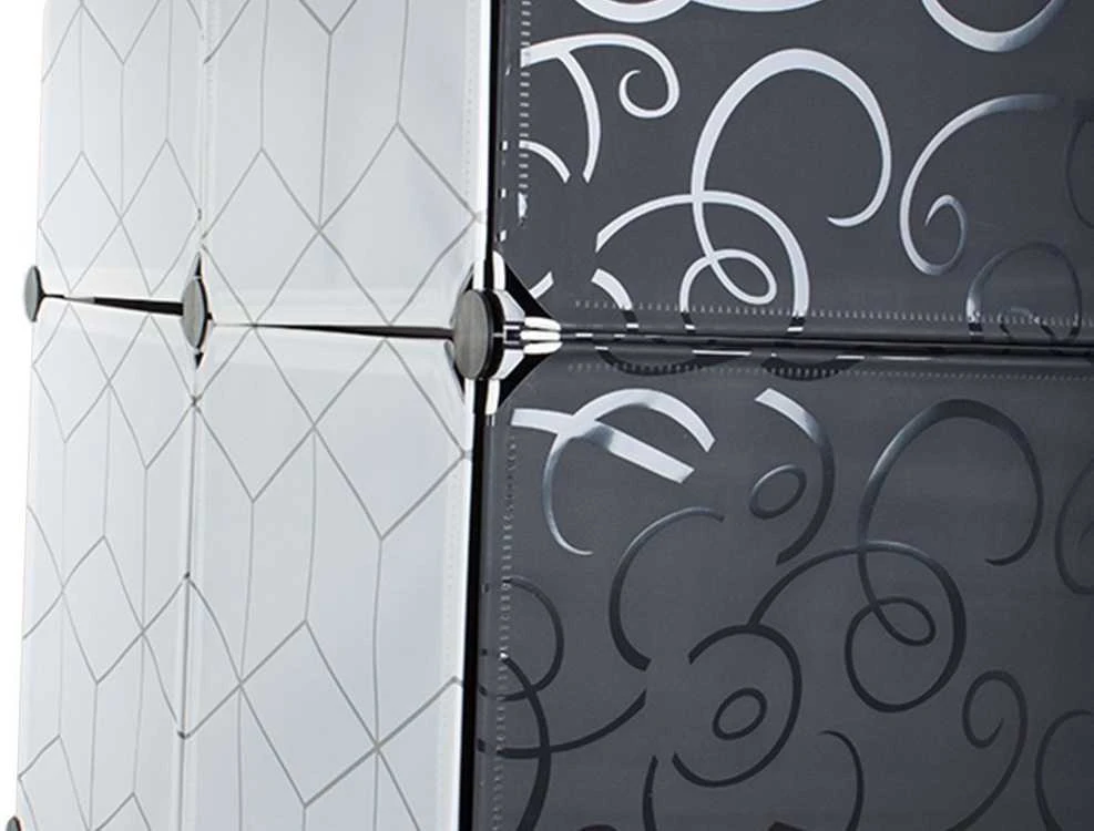 Modular wardrobe for clothes, bookcase, cupboard