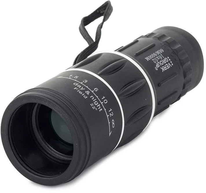 Monoklis 16x52 su dėklu