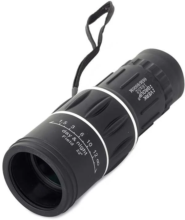 Monoklis 16x52 su dėklu