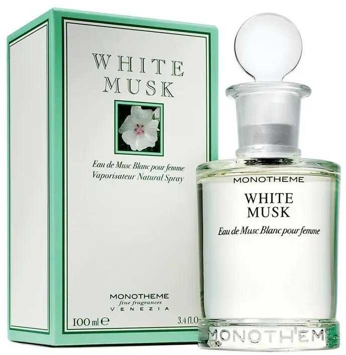 Monotheme Classic Collection Baltas Musk EDT tualetinis vanduo moterims, 100 ml