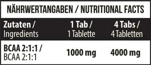 MST BCAA 1000 90 tablečių