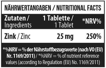 MST Cinko Chelatas Bisglicinas 180 Tablečių