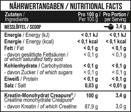 MST Kreatinas Pro CREAPURE 500g