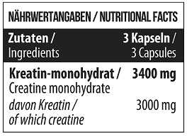 MST Kreatino Monohidratas 300 Kapsulių