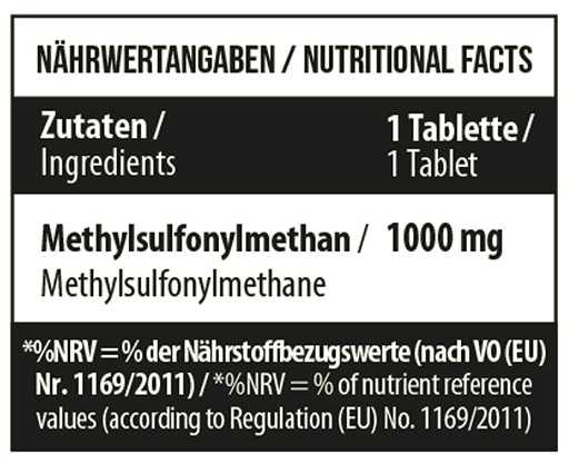 MST MSM 1000 mg 90 Tab.
