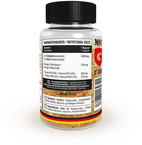 MST Omega 3 Trigliceridai 90 Kapsulės