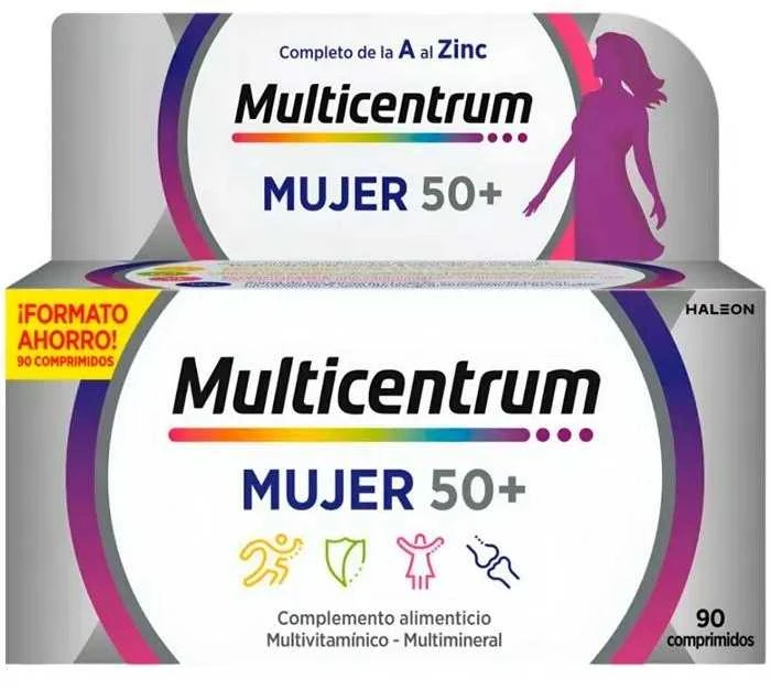 Maisto papildai moterims Multicentrum Woman 50+ 90 tablečių
