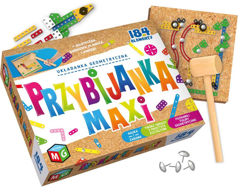 Multigra Nail žaidimas MAXI galvosūkių plaktukas ZA4029