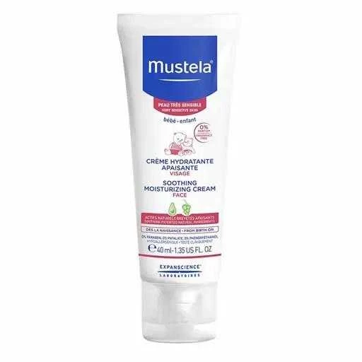 "Mustela" labai jautrios odos raminamasis drėkinamasis kremas 40ml