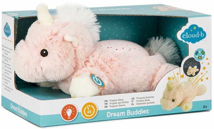 Interaktyvus žaislas Cloud B Dream Buddies vienaragis Ella, šviesiai rožinės spalvos