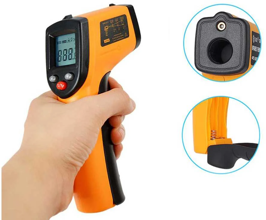 Verk Bevielis pirometras su lazeriu -50 iki +380°C