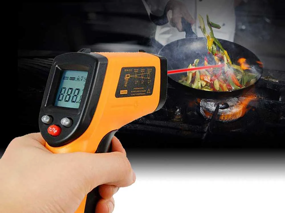 Verk Bevielis pirometras su lazeriu -50 iki +380°C