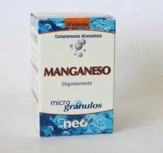 Neo Mikrogranulės Manganas 50 Kapsulių