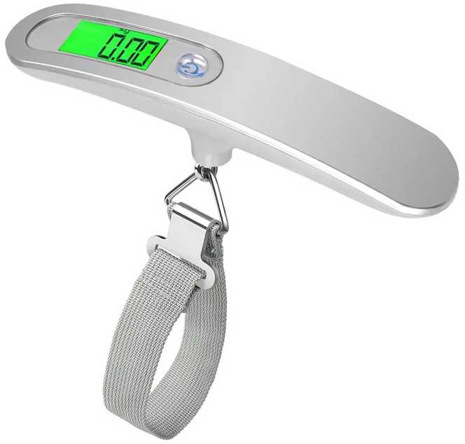 Bagažo svarstyklės 50kg su LCD ekranu