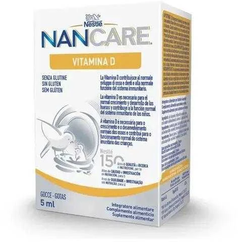 "Nestle Nancare vitaminas D lašai 5ml