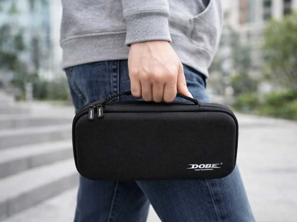 Nintendo switch 2 konsolės dėklas apsauginis dėklas su rankena, juodas